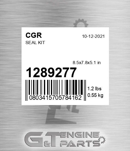 1289277 CGR Seal Kit