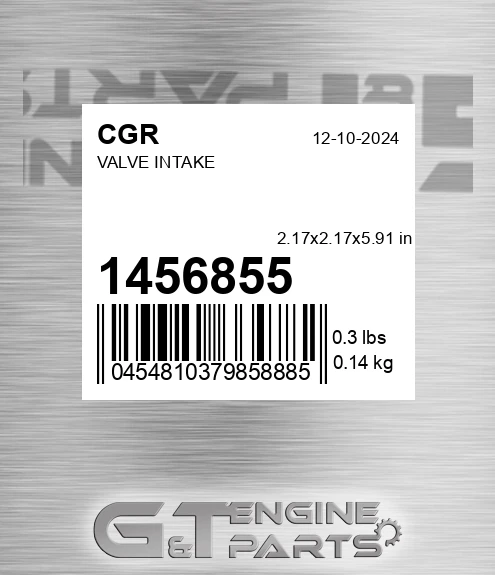 1456855 Valve Intake