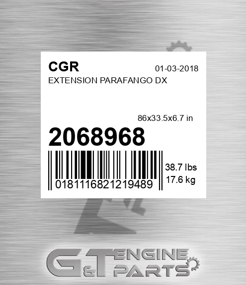 2068968 Extension Parafango Dx