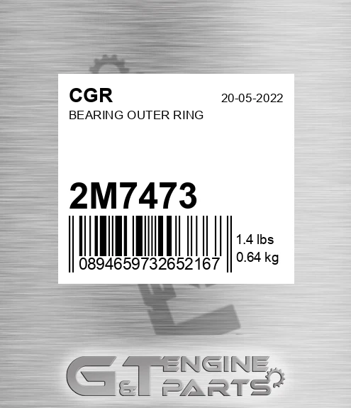 2M7473 CGR Bearing Outer Ring