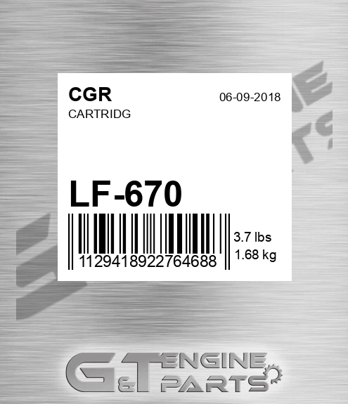 LF-670 CGR Cartridg