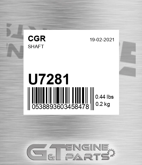 U7281 Shaft