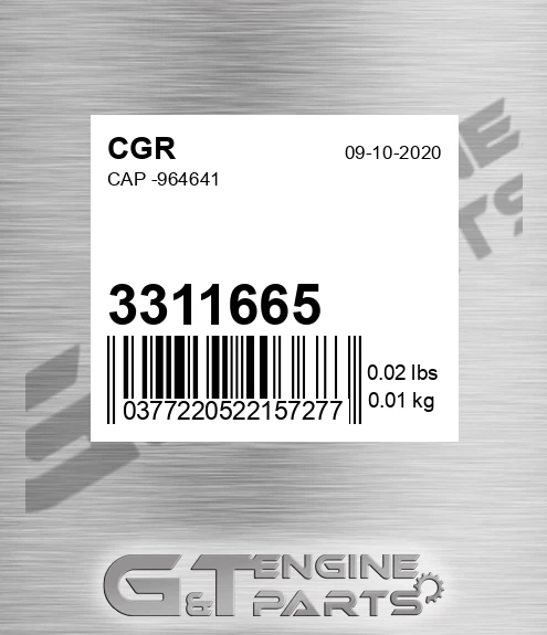 3311665 Cap -964641