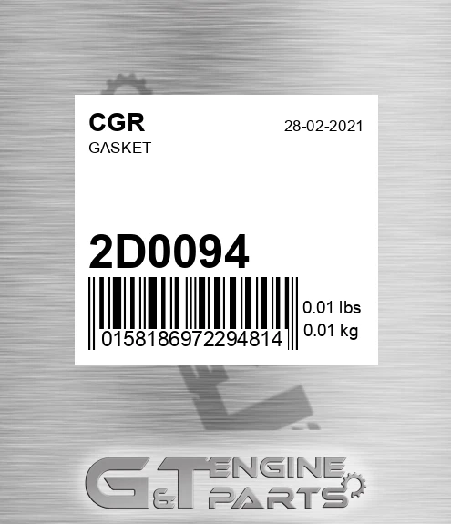 2D0094 Gasket