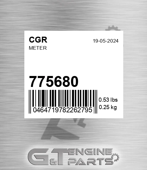 775680 CGR Meter