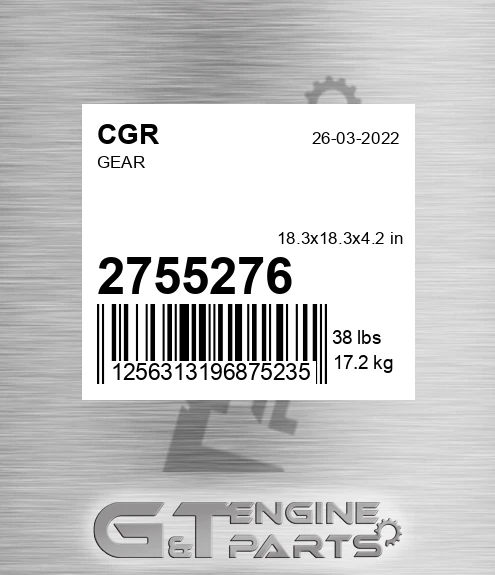 2755276 CGR Gear