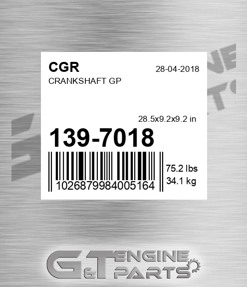 139-7018 Crankshaft Gp for CGR