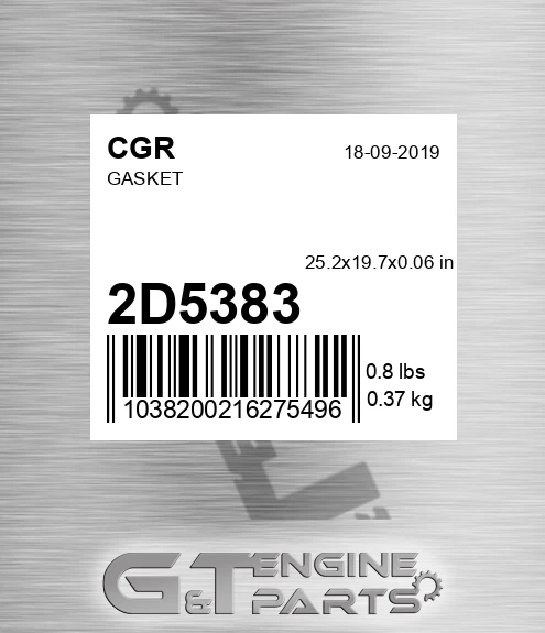 2D5383 CGR Gasket