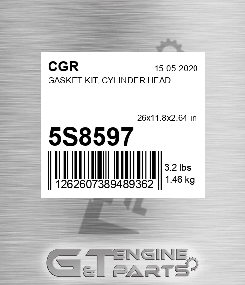 5S8597 Gasket Kit, Cylinder Head