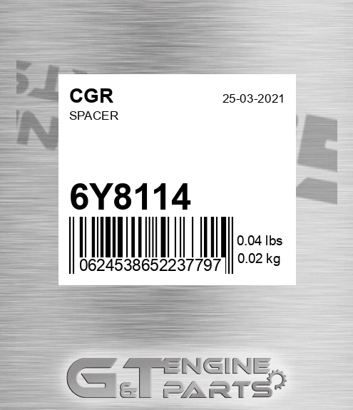 6Y8114 Spacer