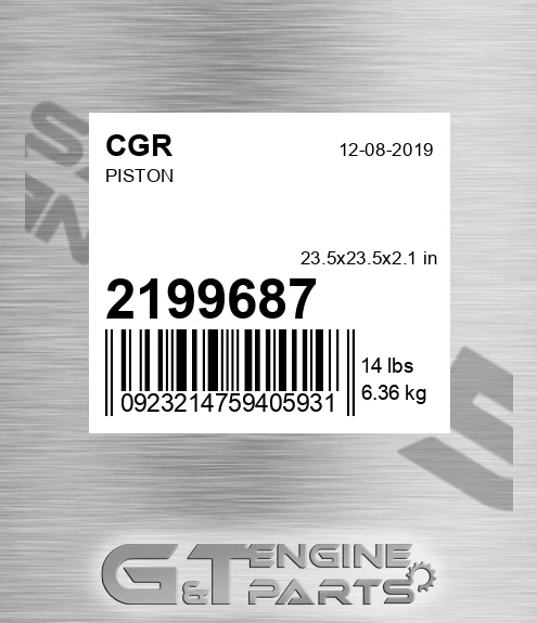 2199687 Piston for CGR