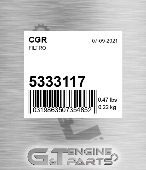 5333117 Filtro