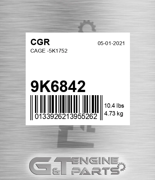 9K6842 CGR Cage -5k1752