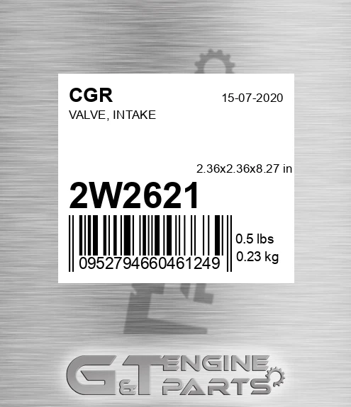 2W2621 Valve, Intake