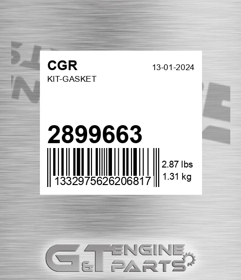 2899663 Kit-gasket
