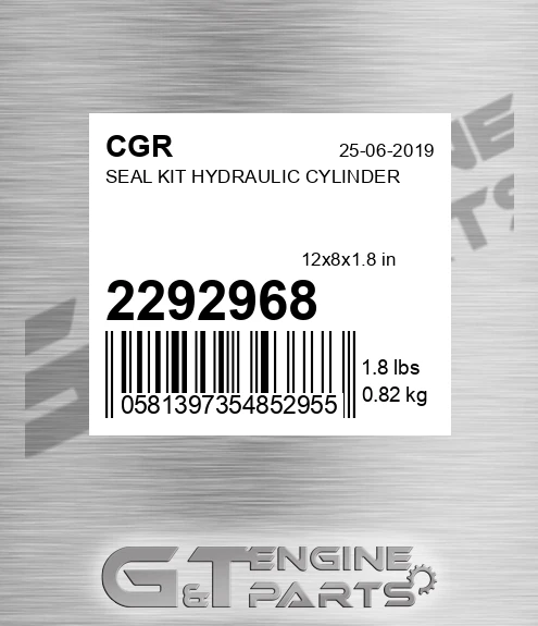 2292968 Seal Kit Hydraulic Cylinder
