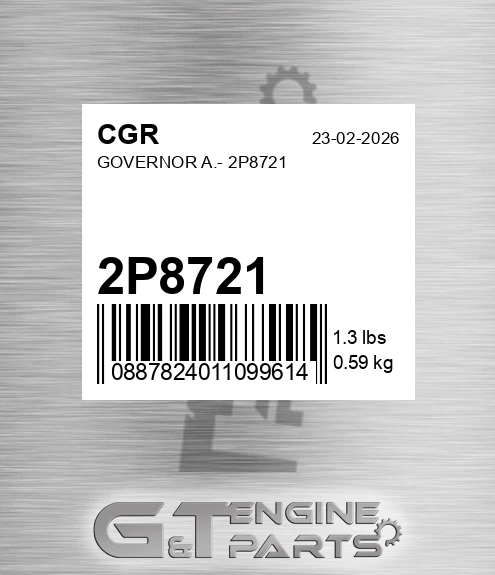 2P8721 CGR Governor A.-