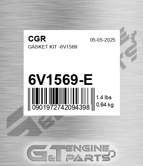6V1569-E Gasket Kit -6v1569