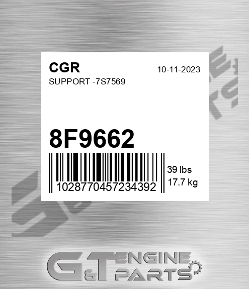 8F9662 CGR Support -7s7569