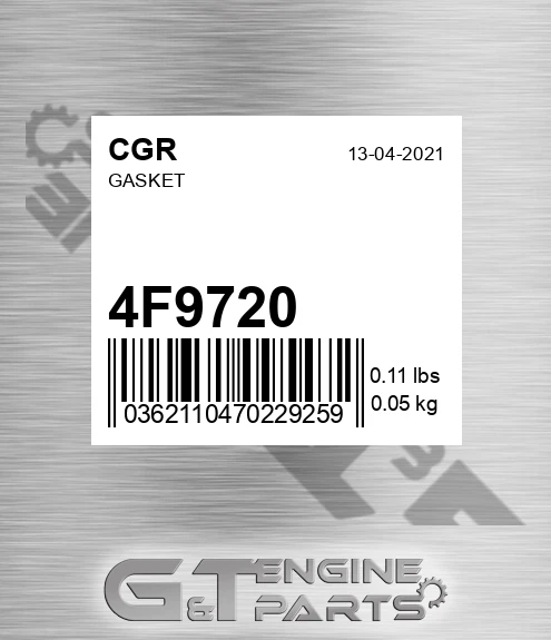 4F9720 Gasket