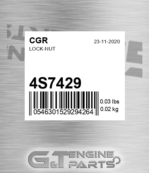 4S7429 Lock-nut