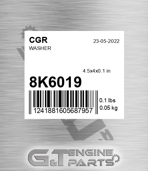 8K6019 CGR Washer