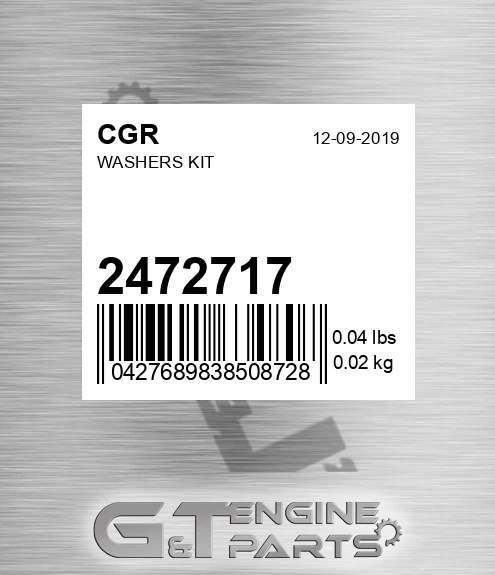 2472717 Washers Kit for CGR
