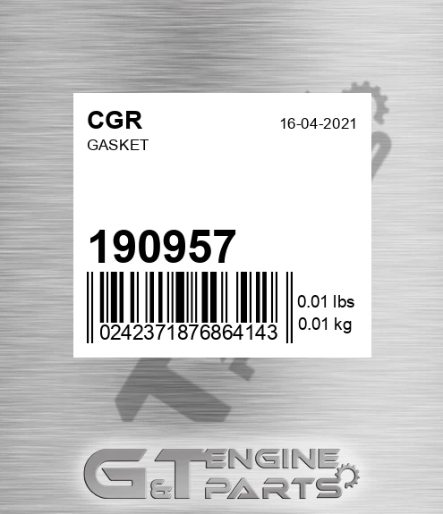 190957 Gasket