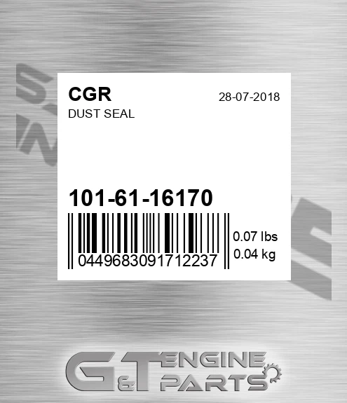 101-61-16170 Dust Seal