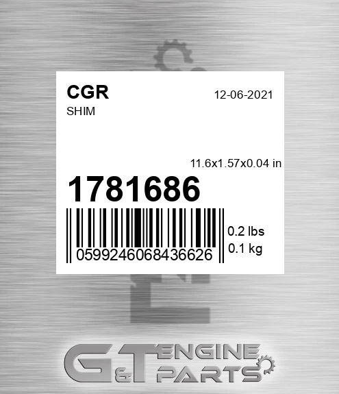 1781686 CGR Shim