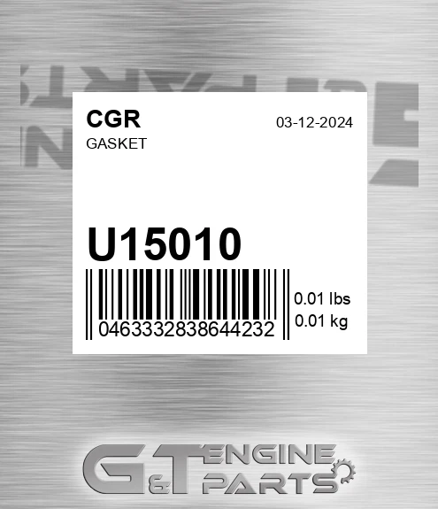 U15010 Gasket