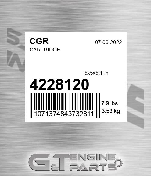 4228120 Cartridge for CGR