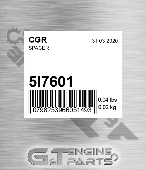 5I7601 Spacer