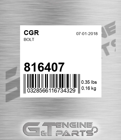 816407 Bolt