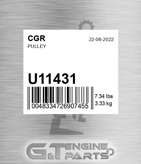 U11431 CGR Pulley