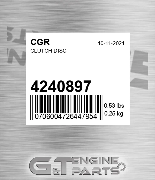 4240897 Clutch Disc
