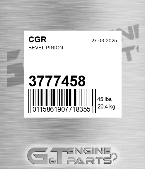 3777458 Bevel Pinion