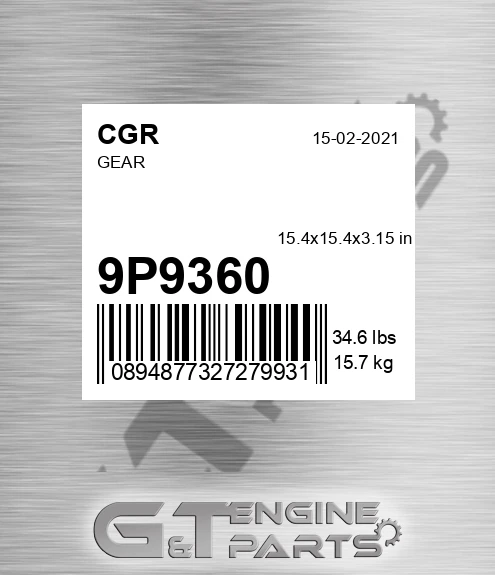 9P9360 Gear