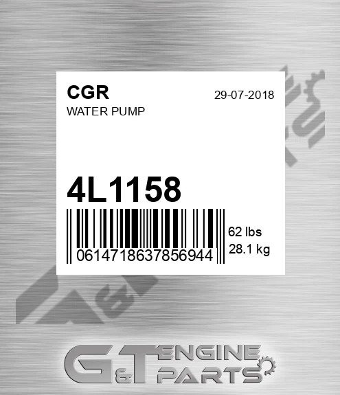 4L1158 Water Pump