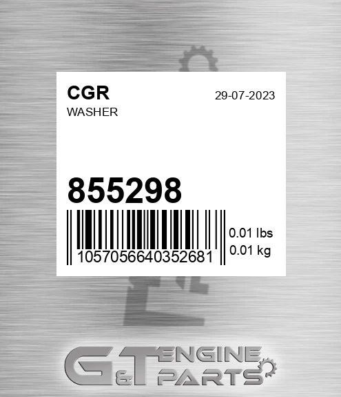 855298 Washer
