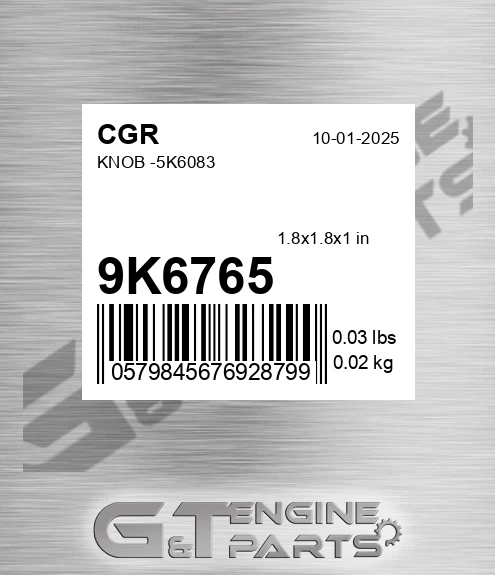 9K6765 CGR Knob -5k6083