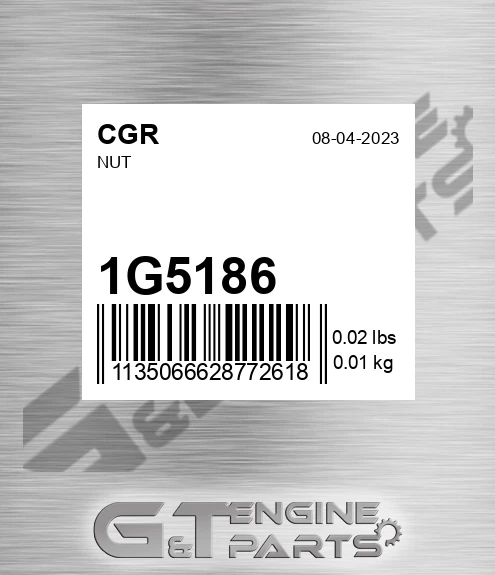 1G5186 CGR Nut