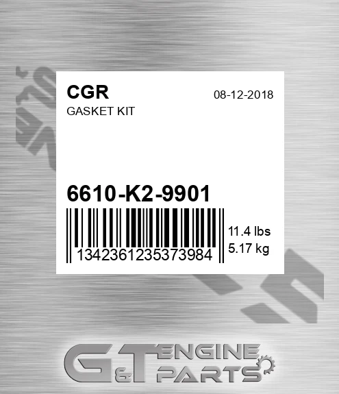 6610-K2-9901 Gasket Kit