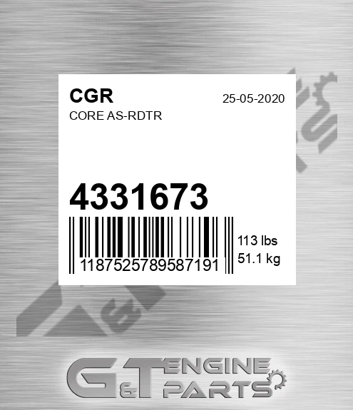 4331673 Core As-rdtr