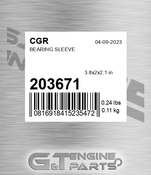 203671 Bearing Sleeve