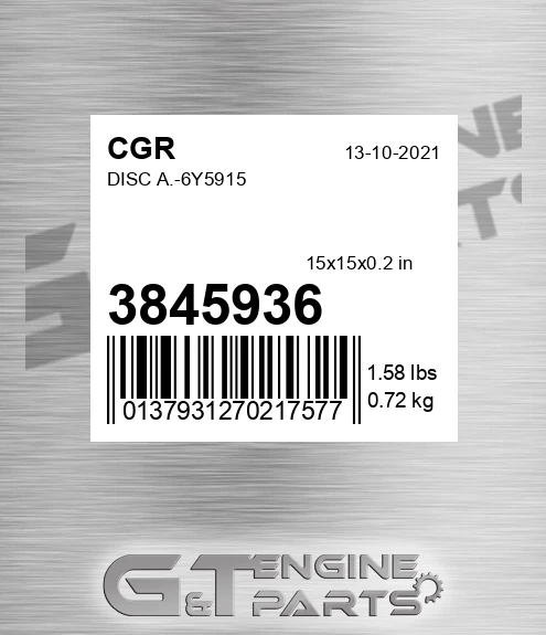 3845936 CGR Disc A.-6y5915