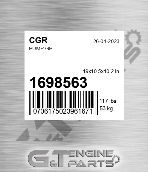 1698563 Pump Gp
