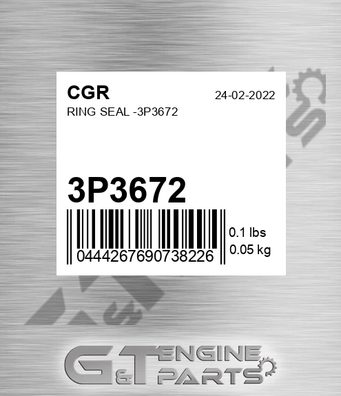 3P3672 Ring Seal -