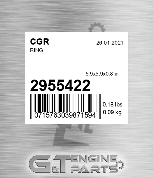 2955422 CGR Ring