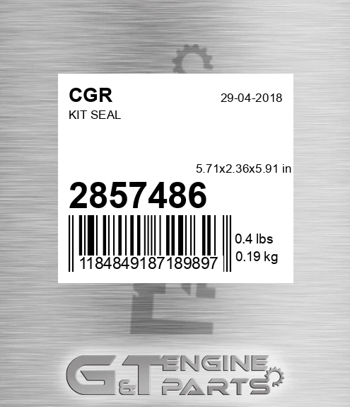 2857486 Kit Seal